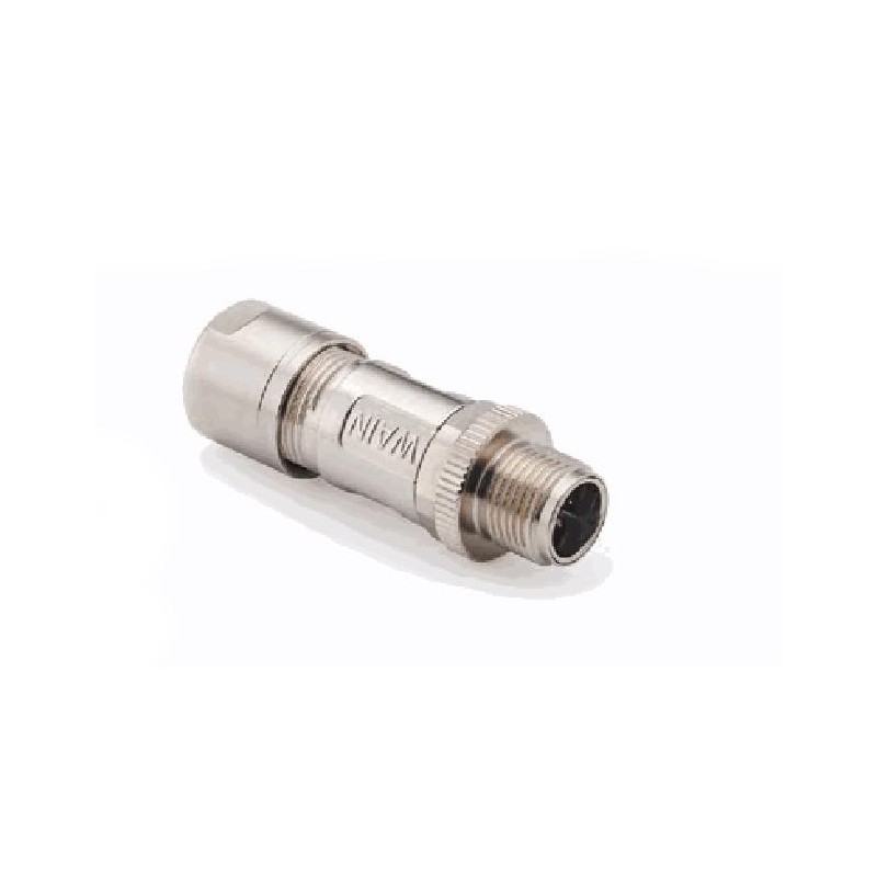 Connecteur mâle M12, 8 pol., codage X IP67, 0.5A, blindé